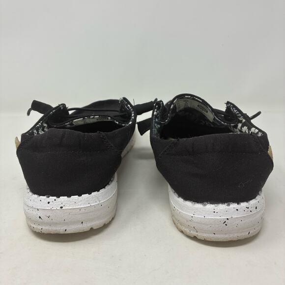 Hey Dude Wendy Basic Black Odyssey Womens Size 6 - Picture 4 of 8